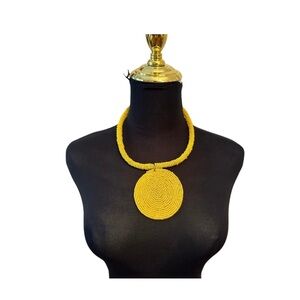 New Beaded Necklace and Earrings Set